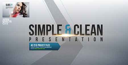 Simple & Clean Presentation 2620498 After Effects Template
