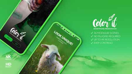 Color it - 3D Smartphone Presentation 22328414 After Effects Template