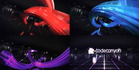 Digital Ribbon Logo Reveal 21148267 After Effects Template