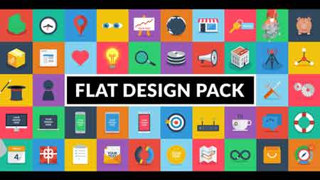 Flat Design Pack 20201152 After Effects Template