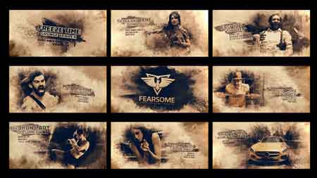 Freeze Moment Grunge Trailer 22109700 After Effects Template