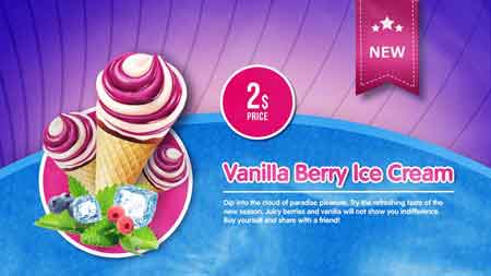 Ice Cream Menu 22046725 After Effects Template