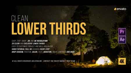 Lower Thirds 2.3 19927003 After Effects Template