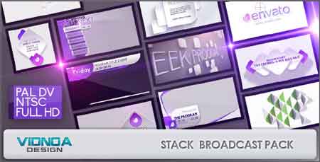 Stack Broadcast Package 7606181 After Effects Template