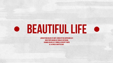Beautiful Life 7723916 After Effects Template