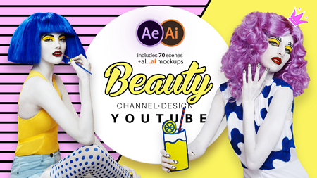 Beauty Youtube Design Pack 21097856 After Effects Template