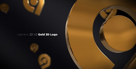 Gold 3D Logo Opener 20842906 After Effects Template
