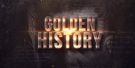 Golden History 20033564 After Effects Template