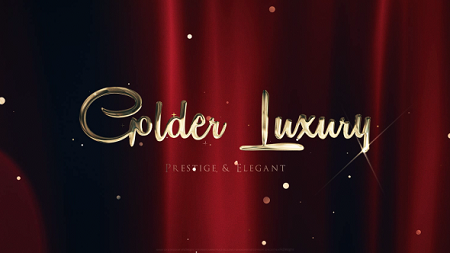 Golden Luxury Red Carpet Titles 18847519 After Effects Template