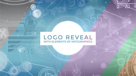 Logo Reveal With Elements Of Infographics 18002655