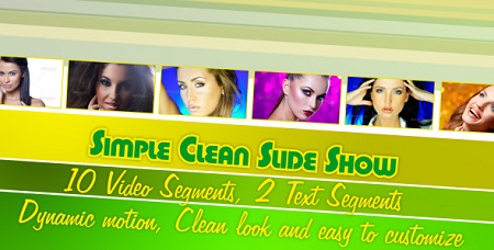 Simple Clean Slide Show 2883907 After Effects Template
