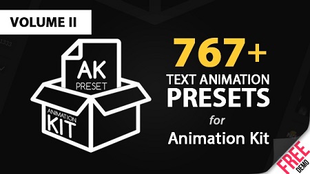 Text Preset Volume II for Animation Kit 16176453 After Effects Template