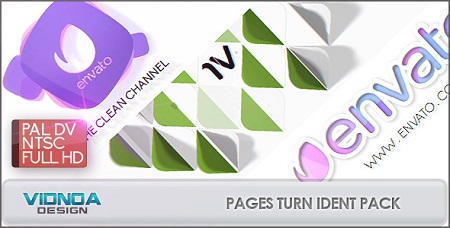 Videohive Pages Turn Ident Pack 7643181