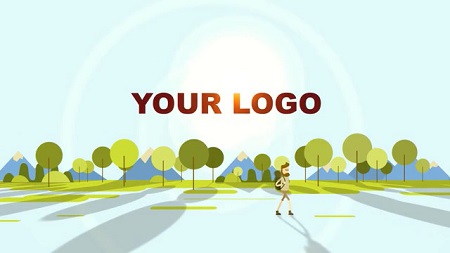 Pond5 Hiking Logo Reveal 074355657 After Effects Template