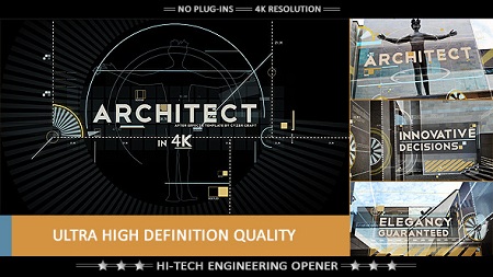 Videohive Architect Construction Opener Titles 9021476 After Effects Template