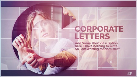 Corporate Letters 22689666 After Effects Template Download Videohive