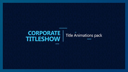 Videohive Corporate Titleshow 17362515 After Effects Template