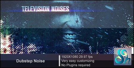 Videohive Dub Step Television Noise 2852856 After Effects Template