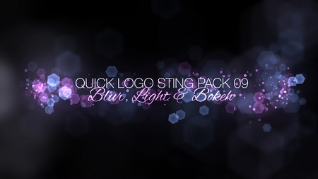 Videohive Quick Logo Sting Pack 09 Blur, Light & Bokeh 12751694 After Effects Template