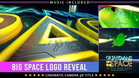 Videohive Space Show Logo Title 22465410 After Effects Template