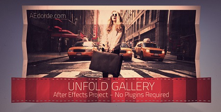Videohive Unfold Gallery 6595643 After Effects Template