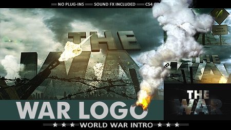Videohive War Logo Opener - Realistic Military Intro 7725040 After Effects Template