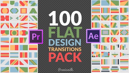 Flat Design Transitions Pack Mogrt 22644859 After Effects Template