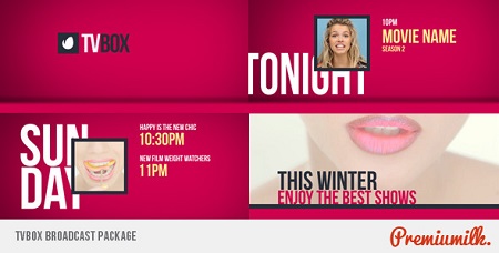 TVBOX Broadcast Package 6208587 After Effects Template Download