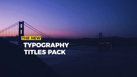 MotionArray - Typography Titles Pack After Effects Templates 153143
