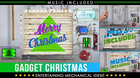Christmas Logo Crazy Technology 23030508 After Effects Template