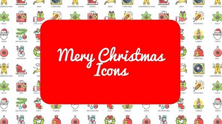 Mary Christmas - 30 Animated Icons 22866488 After Effects Template