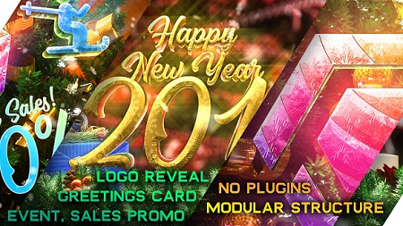 New Year Pack - Logo Reveal Sale Event Promo 21121532 After Effects