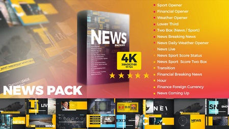 News Pack 22307759 After Effects Template Download Videohive