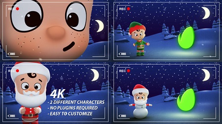 Santa Elf Christmas Animation 22954856 After Effects Template Download