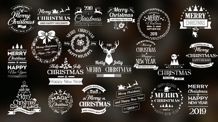 Twenty Christmas Badges 22938212 After Effects Template Download