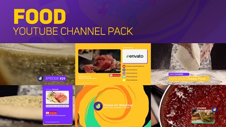 Youtube Food Channel Package 18925656 After Effects Template