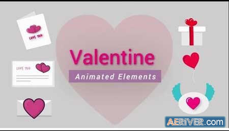 Valentine Pack- Animated Elements 157004 After Effects Projects