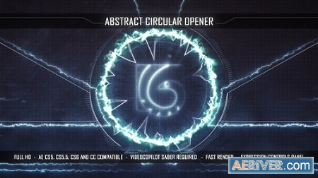Videohive Abstract Circular Opener 15894409 After Effects Project