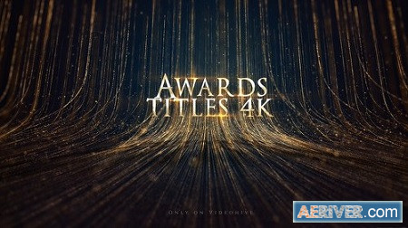 Awards Titles 4K and Awards Background Loop 4K 22399668 Download