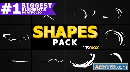 Videohive Cartoon Shape Elements 23088737 After Effects Project