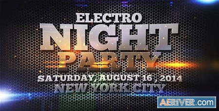 Electro Night Party 7836794 After Effects Project Download Videohive