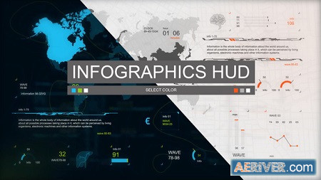 Infographics HUD Set 3 22173158 After Effects Template Download
