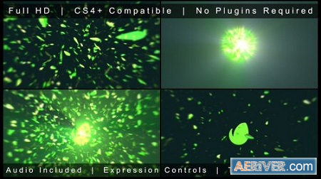 Videohive Leaf Blast Opener 6399682 After Effects Project