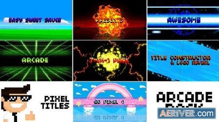 Pixel Titles Logo Constructors (Arcade Pack) V1.5 15990451 Download