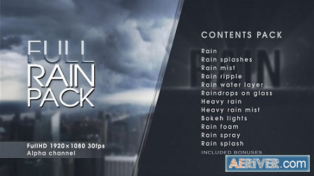 Rain 19558912 After Effects Project Download Videohive