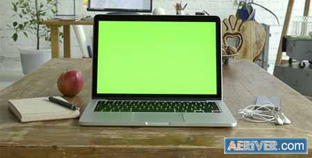 Download Videohive Laptop Green Screen For Mock Up 13114745 Free