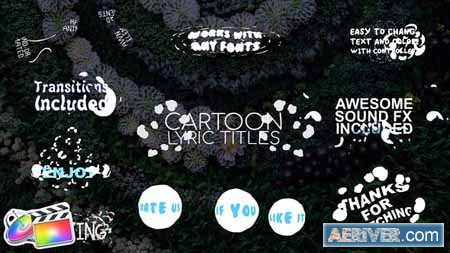 Videohive 2d Cartoon Lyric Titles Fcpx 24350664 Free