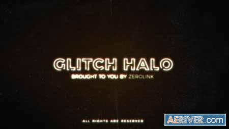 Videohive Glitch Halo 17122729 Free