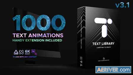 Videohive Text Library Handy Text Animations  21932974 Free