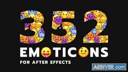 Videohive Emoticon - Animated Emojis Pack 28314889 Free